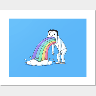 Puking Rainbows Posters and Art